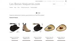 Desktop Screenshot of lasbotasvaqueras.com